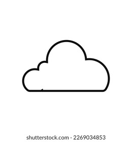 Clouds icon. Sky. Set. Vector illustration.