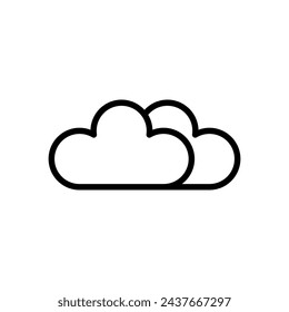clouds icon symbol vector template