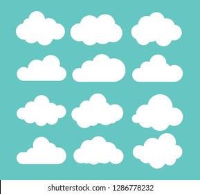 Clouds icon , vector illustration