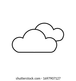 Clouds icon. Weather icons vector illustration.