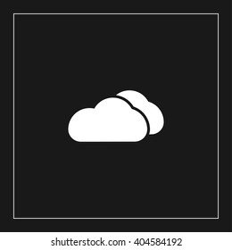 clouds icon. weather vector eps10 icon
