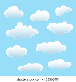 clouds icons 