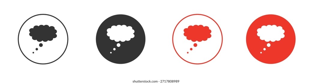 Wolken Symbole einfache flache Silhouette Vektorgrafik
