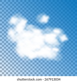 Clouds isolated on background