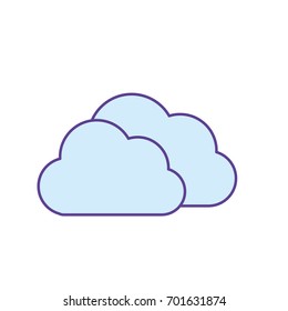 clouds natural weather in the sky design