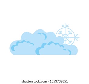 clouds nature isolated icon