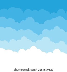 Clouds on blue sky background.Blue sky background with clouds