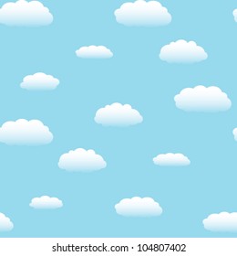 nubes en el cielo azul. fondo transparente