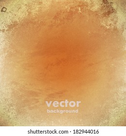 clouds on a textured vintage paper vector background, with grunge stains