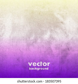 clouds on a textured vintage paper vector background, with grunge stains