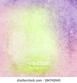 clouds on a textured vintage paper vector background, with grunge stains