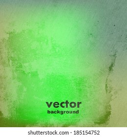 clouds on a textured vintage paper vector background, with grunge stains