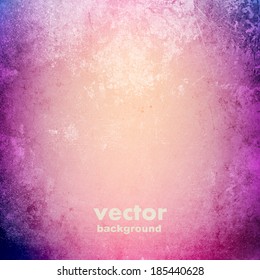 clouds on a textured vintage paper vector background, with grunge stains