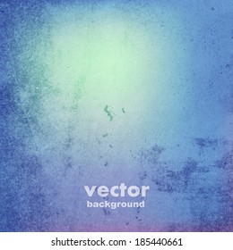 clouds on a textured vintage paper vector background, with grunge stains