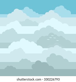 Clouds pattern