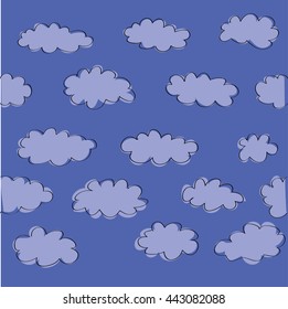 clouds pattern