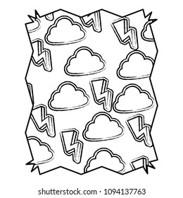 clouds pattern design