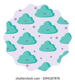 clouds pattern design