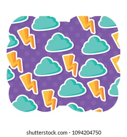 clouds pattern design