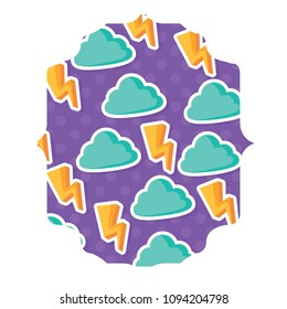 clouds pattern design