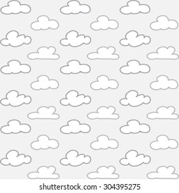 The clouds pattern seamles