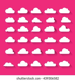 clouds pink