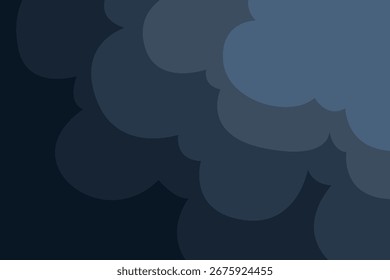 Clouds in rain season concept