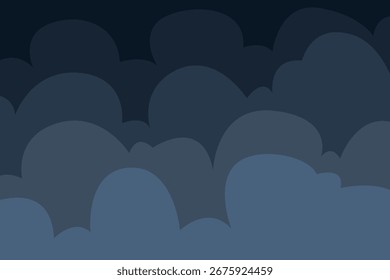 Nubes en el concepto de la estación de lluvia