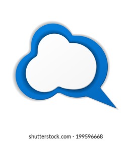 clouds with realistic shadow template for filling