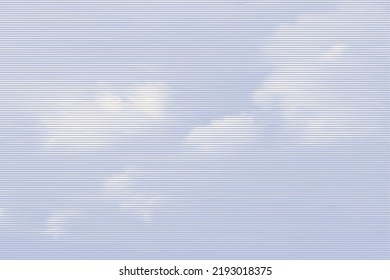 Clouds, retro engraving style. design element. vector illustration