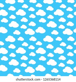 Clouds Seamless pattern