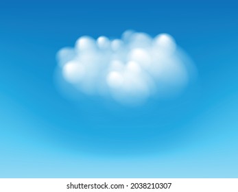 Die Wolken schienen weich und fließend zu sein.