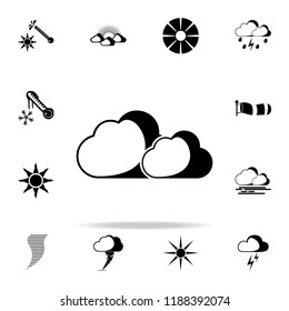 clouds sign icon. Weather icons universal set for web and mobile
