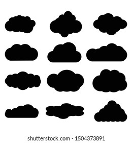 Clouds Vector Set Sky Clouds Icon Stock Vector (Royalty Free) 1090659854