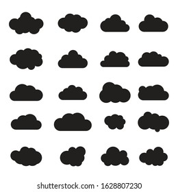 Clouds Vector Set Sky Clouds Icon Stock Vector (Royalty Free) 1090659854