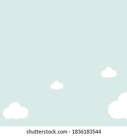 Nubes de fondo. Ilustración del vector