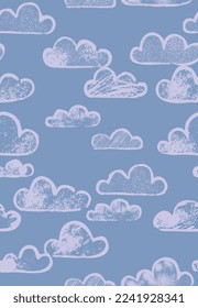 SCHLIESSEN UND SCHLAFDODLE-SEAMLESS-PATTERN-VEKTOR