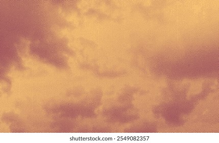 Des nuages dans le ciel. Image vectorielle modifiable gravure vintage. 8 EPS