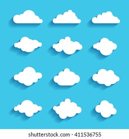 clouds sky heaven icon symbol label logo sign