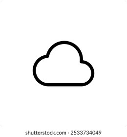 clouds, sky icon vector design template