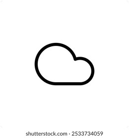 clouds, sky icon vector design template