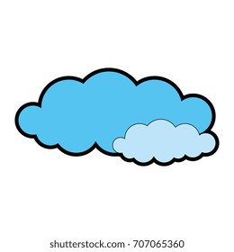 clouds sky isolated icon