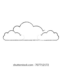 clouds sky isolated icon