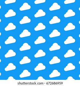 Clouds sky pattern for design of backpack, shirt and other girl stuff.