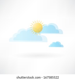clouds and sun