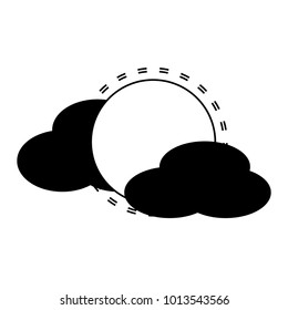 clouds and sun icon