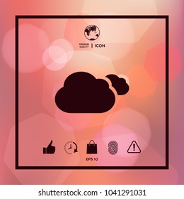 Clouds symbol icon