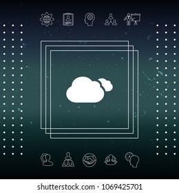 Clouds symbol icon