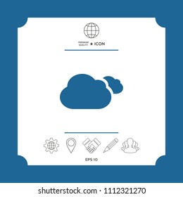 Clouds symbol icon