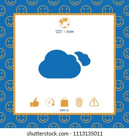 Clouds symbol icon